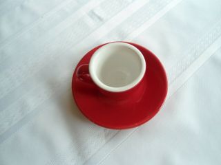 Crate and Barrel Porcelain Mini Tea Cup and Saucer 2” Made in China 3