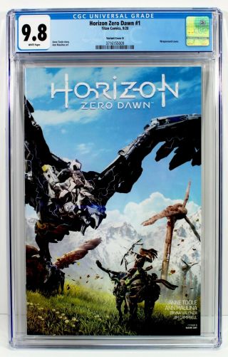 Horizon Zero Dawn 1 Cgc 9.  8 Maulina Wraparound Variant Cover Titan Comics 9/20