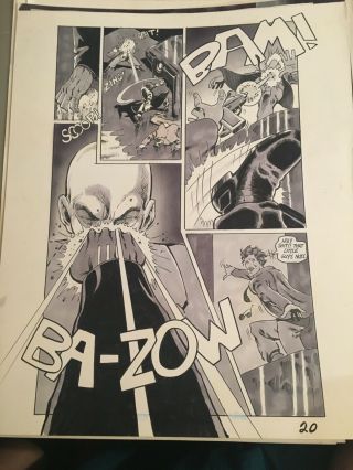 Unknown Samurai Page 20 Art By Dale Keown 11x17