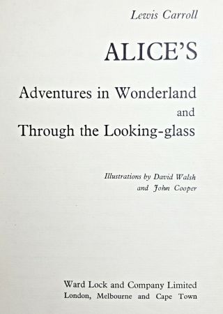 ALICE IN WONDERLAND Color 1ST EDITION Plates RARE Alice ' s Adventures CARROLL vtg 3