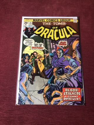 Tomb Of Dracula 25 Marvel Comics 1974 Origin 1st App Hannibal King Unread