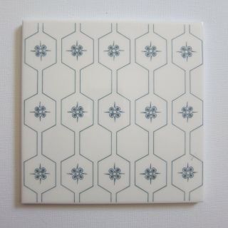 Vintage 1960s 6 " X 6 " Grey Honeycomb Wall Tile,  136 Sq Ft Available,  Italy