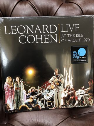 Leonard Cohen ‎– Live At The Isle Of Wight 1970 2x 180g Vinyl Lp Reissue