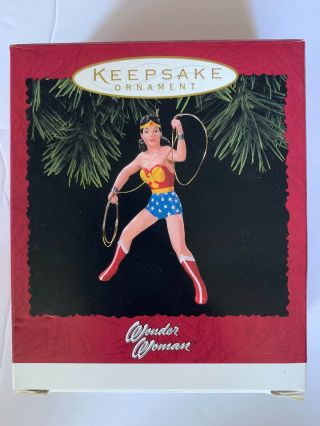 Hallmark Keepsake Ornament Wonder Woman 1996 Dc Comics Christmas Tree Decoration