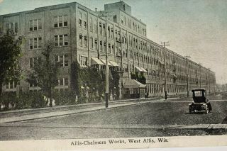 Vintage Postcard Of West Allis,  Wisconsin.  Allis - Chalmers