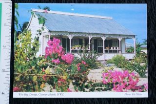 Vintage " Hell " Grand Cayman British West Indies West Bay Cottage 2004 Postcard