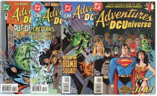 Adventures In The Dc Universe 1 - 19 Complete Set Avg.  Nm 9.  4 Dc 1997