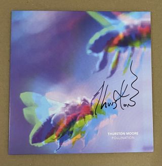 Thurston Moore Sonic Youth - Signed 7” Yellow Vinyl Pollination