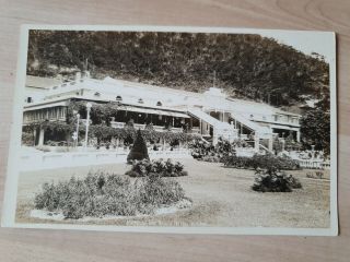 Repulse Bay Beach Hotel,  Hong Kong.  Vintage Real Photo Postcard