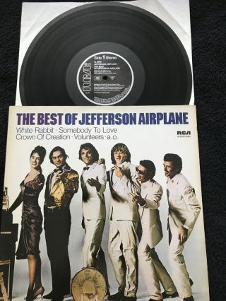 The Best Of Jefferson Airplane (greatest Hits) Vinyl Lp Rca Nl89186 (1985) Ex