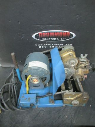 Curtis 2000k Key Cutter Machine Duplicator Vintage Ge Motor 115 Vac 1 Ph 4.  4 A