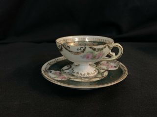 Vintage Royal Vienna Style Portrail Demitasse Cup & Saucer 2