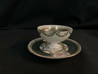 Vintage Royal Vienna Style Portrail Demitasse Cup & Saucer 3
