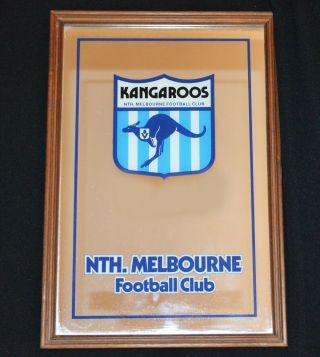 Vfl North Melbourne Football Club Kangaroos Mirror Vintage 80 