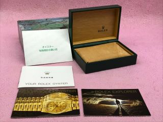 Rolex ExplorerⅡ 16570 Vintage Watch Box Case Booklet 68.  00.  71 B4495