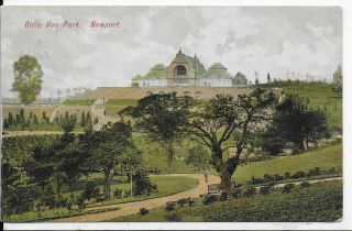 Vintage Postcard,  Belle Vue Park,  Newport,  Monmouthshire,  1906