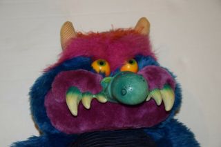 Vintage Rare My Pet Monster Plush 1986 With Handcuffs Shackles AmToy 3
