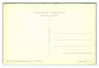 Vintage Postcard Palacio de los Tribunales la Plata Buenos Aires Argentina J8 2