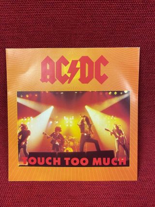 Ac/dc Touch Too Much 7 Inch Vinyl Single Atlantic K11435 Near Example
