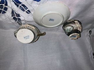 Vintage Japanese mini Dragon Tea Pot and Cup and Saucer 2