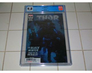 Thor 5 2020 3rd Printing Cgc 9.  8 1st Full Black Winter Donny Cates Red Hot