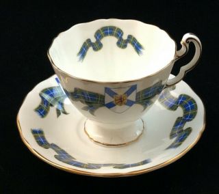 Tea Cup And Saucer - Adderley - Fine Bone China - England
