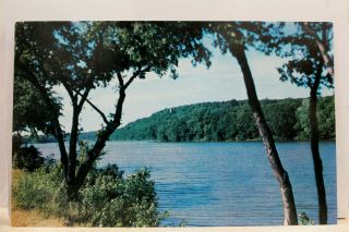 Illinois Il Oregon Blackhawk Statue Rock River Postcard Old Vintage Card View Pc