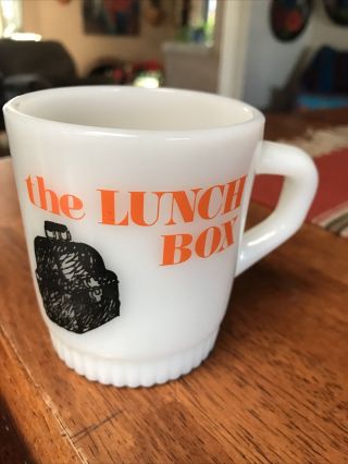 Fire King Anchor Hocking Vintage Milk Glass Coffee Mug The Lunch Box