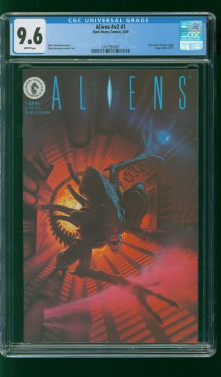 Aliens 1 Cgc 9.  6 Nm,  Mark Verheiden Story Denis Beauvais Cover & Art Dark Horse