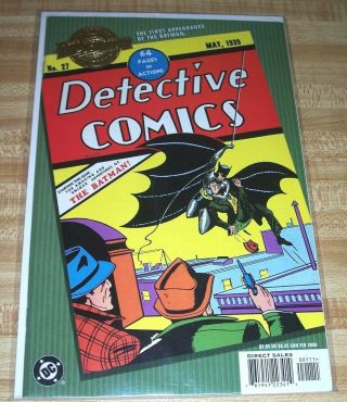Millennium Edition Detective Comics 27 (2000) Reprint 1st Batman Story Nm