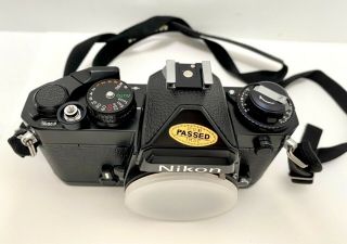 Vintage NIKON FE SLR 35mm Film Camera BODY ONLY EX.  Cond. 3