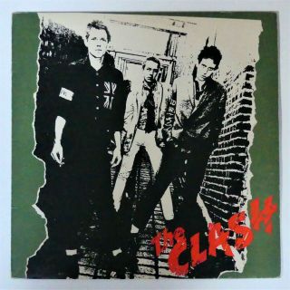 The Clash: The Clash 1977 Cbs Debut 1st 12 " Vinyl Lp,  Cbs 82000,  Vg/vg.