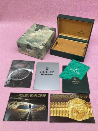 Rolex ExplorerⅡ 16570 Vintage Watch Box Case Booklet 68.  00.  55 B4442