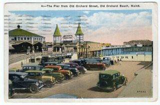 Old Orchard Beach,  Maine,  The Pier From Old Orchard Street
