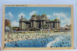 Jersey Nj Atlantic City Traymore Hotel Postcard Old Vintage Card View Post