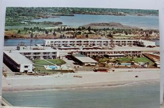 Florida Fl Indian Rocks Beach Gulf Lane Motel Boatel Postcard Old Vintage Card