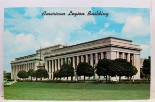 Indiana In Indianapolis American Legion Building Postcard Old Vintage Card View