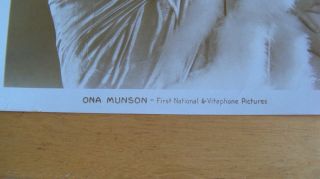 1930 ' s Vintage photo Ona Munson First National & Vitaphone Pictures 3