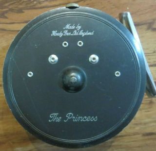 Vintage Hardy Bros Fly Fishing Reel The Princess Limited England Shape