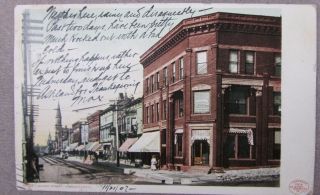 Hancock Michigan Quincy Street Circa 1908