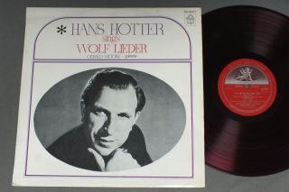 Hans Hotter/sings Wolf Leider Jpn Ab8007