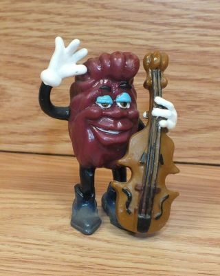 Vintage Applause 1988 California Raisin Playing Bass / Cello Pvc Figure Only