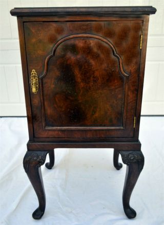 Vintage Federal Style Mahogany Nightstand End Table Bedside Cabinet
