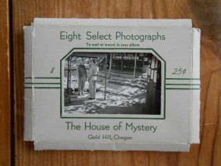 Vintage House Of Mystery The Oregon Vortex In Gold Hill,  Oregon - Mini Photo Set
