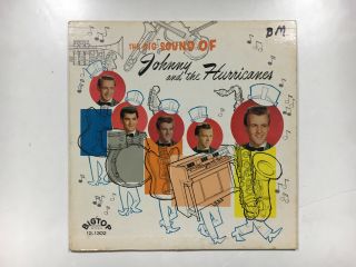 Johnny And The Hurricanes Big Top Lp 12 - 1302 Vg,  Early 1960s