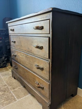 1930 ' s All 4 Drawer Monterey Chest of Drawers 2