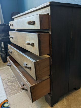 1930 ' s All 4 Drawer Monterey Chest of Drawers 4