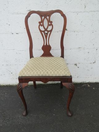 Carved Desk Vanity Chair By Berkey And Gay Furniture 8794