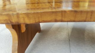 Vintage Form Koa Monkey Pod Wood Coffee Table Large/Heavy Made in Hawaii 5