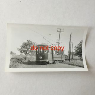 1939 College Hill Line Easton Trolley 303 Photo Lehigh Valley Transit Co Pa
